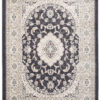 Tappeto Dubai Classico Beige Antracite Floreale Orientale