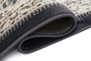 Tappeto Dubai Classico Beige Antracite Floreale Orientale