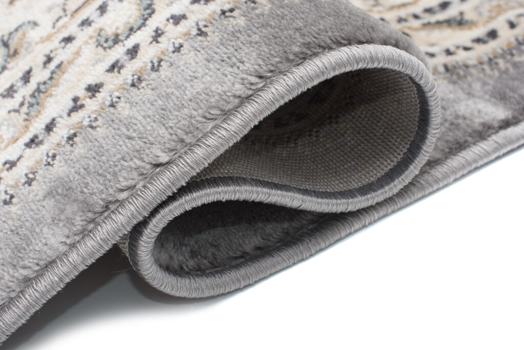 Tappeto Dubai Classico Beige Grigio Floreale Orientale
