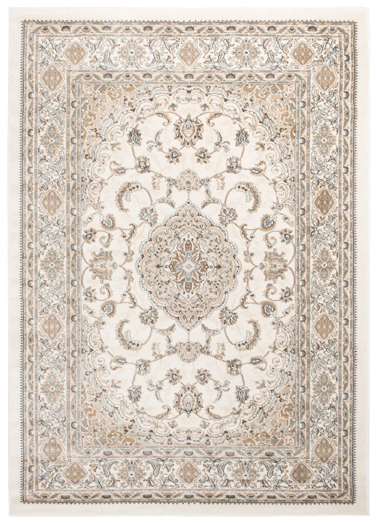 Tappeto Dubai Classico Beige Crema Floreale Orientale