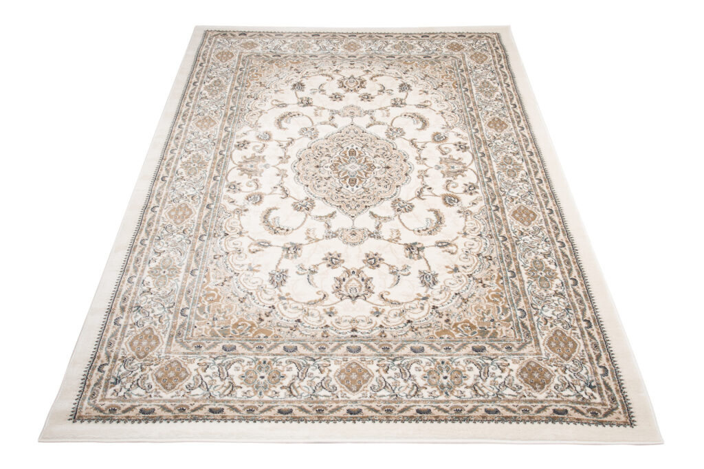 Tappeto Dubai Classico Beige Crema Floreale Orientale