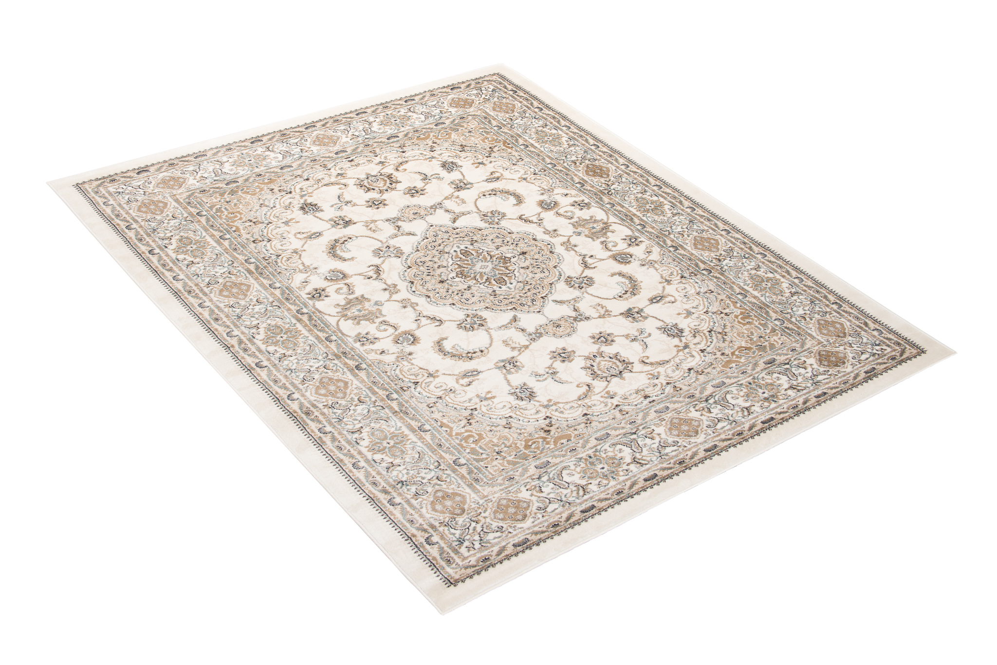 Tappeto Dubai Classico Beige Crema Floreale Orientale