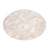Tappeto Crystal Rotondo Marrone Crema Beige Linee