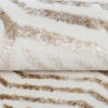 Tappeto Crystal Rotondo Marrone Crema Beige Linee