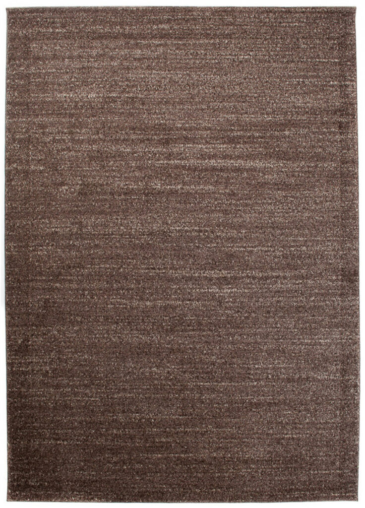 Tappeto Sari Marrone Scuro Tinta Unita Puntinato