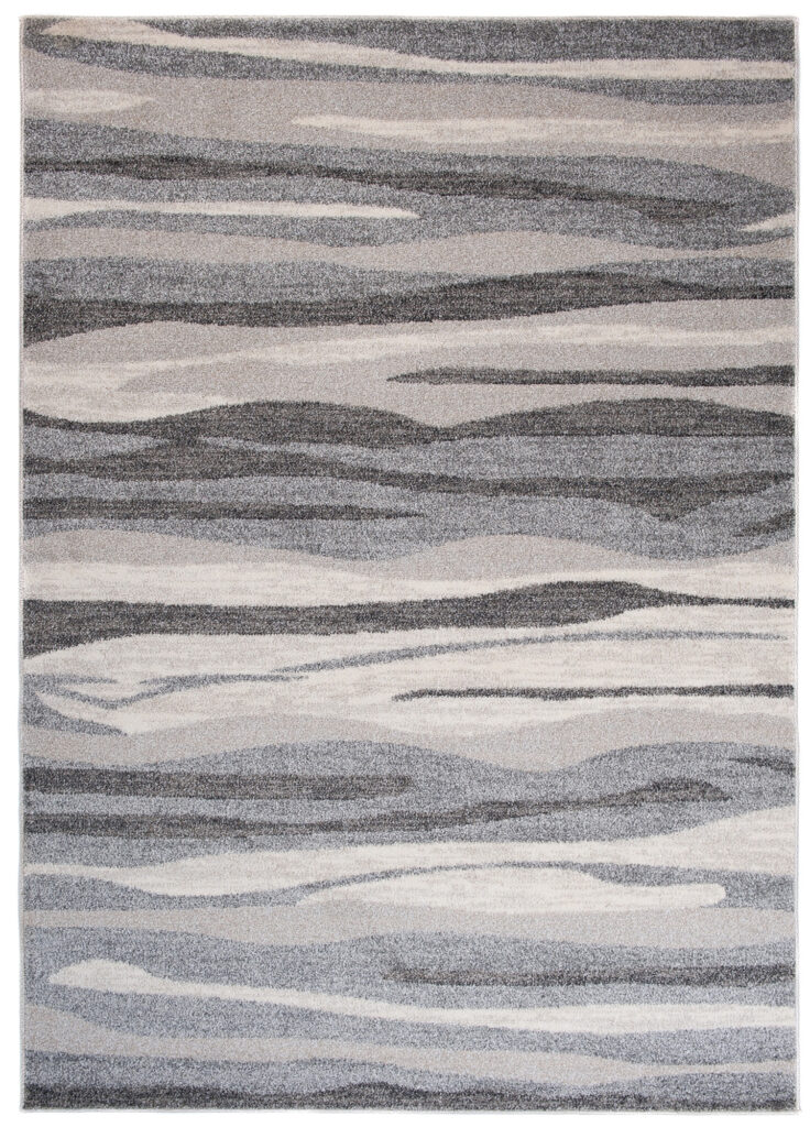 Tappeto Sari Beige Grigio Astratto One Ondato