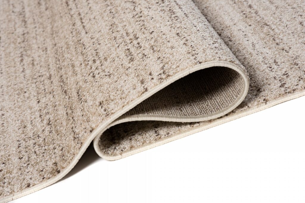 Tappeto Sari Beige Crema Tinta Unita Puntinato