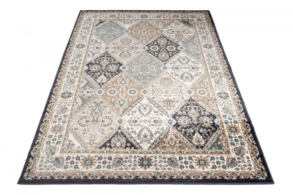 Tappeto Dubai Orientale Grigio Beige Tradizionale Classico