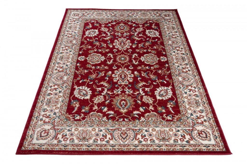 Tappeto Dubai Orientale Rosso Crema Classico Tradizionale