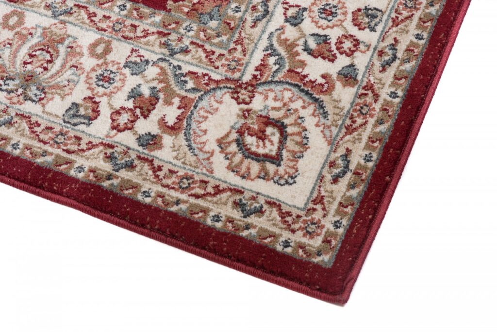 Tappeto Dubai Orientale Rosso Crema Classico Tradizionale