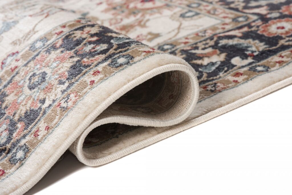 Tappeto Dubai Orientale Crema Tradizionale Fiori