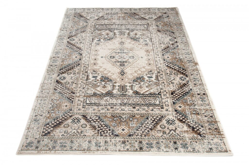 Tappeto Dubai Orientale Salotto Grigio Chiaro Tradizionale