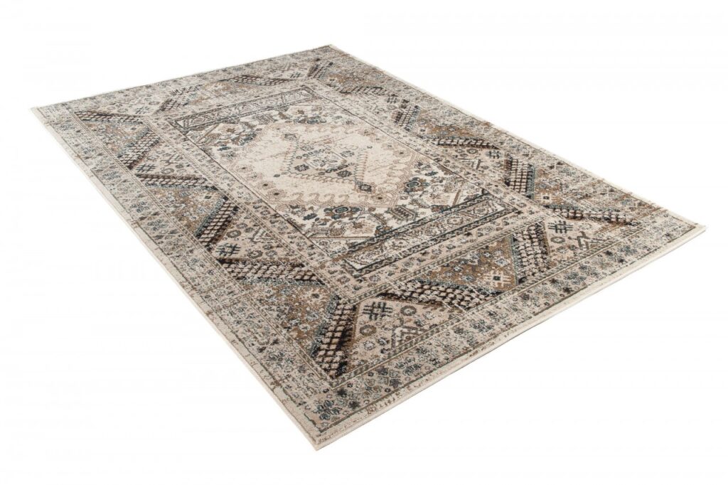 Tappeto Dubai Orientale Salotto Grigio Chiaro Tradizionale