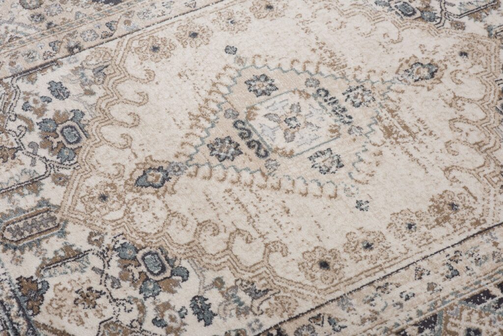 Tappeto Dubai Orientale Salotto Grigio Chiaro Tradizionale