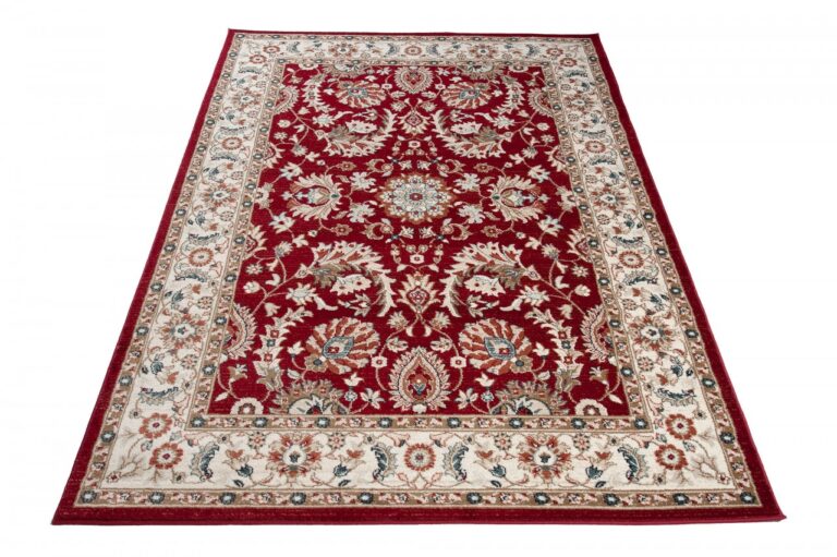 Tappeto Dubai Salotto Orientale Rosso Beige Crema Classico