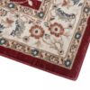 Tappeto Dubai Salotto Orientale Rosso Beige Crema Classico