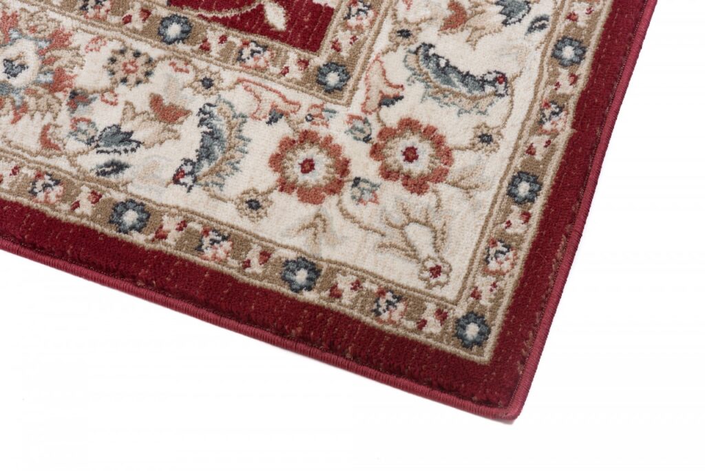 Tappeto Dubai Salotto Orientale Rosso Beige Crema Classico