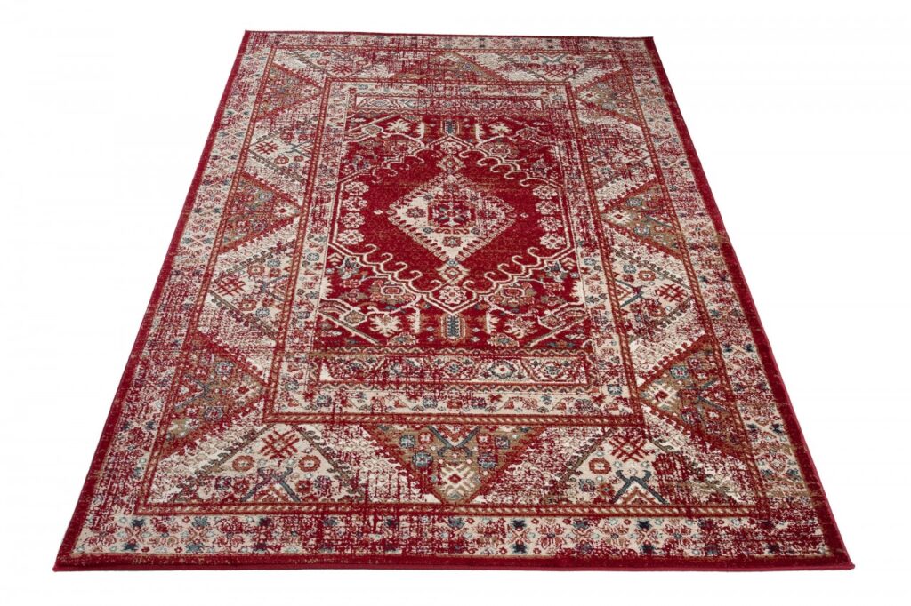 Tappeto Dubai Orientale Rosso Classico Ornamento