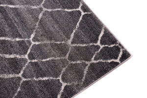 Tappeto Sari Moderno Salotto Antracite Astratto Rete