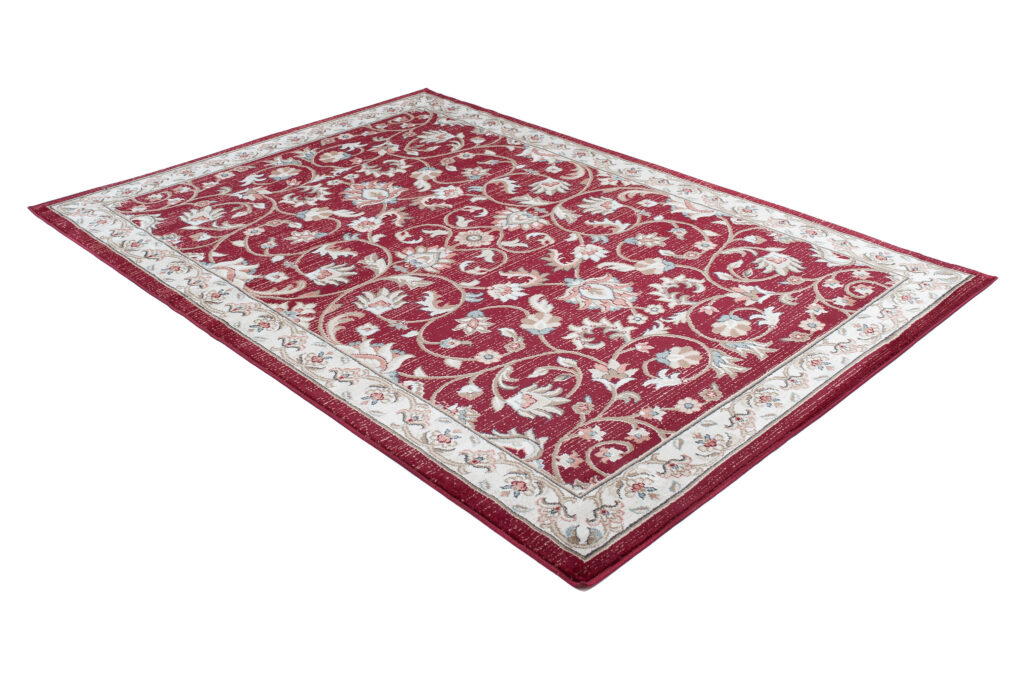 Tappeto Dubai Orientale Classico Rosso Fiori