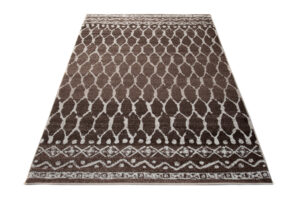 Tappeto Sari Moderno Marrone Ecrù Geometrico Rete