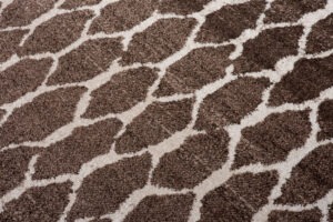 Tappeto Sari Moderno Marrone Ecrù Geometrico Rete