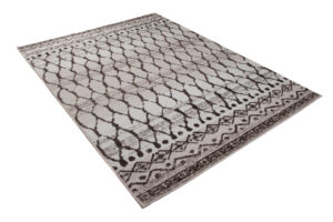 Tappeto Sari Moderno Marrone Beige Geometrico Rete