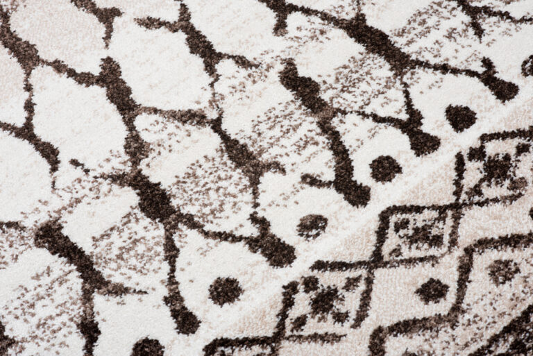 Tappeto Sari Moderno Marrone Beige Geometrico Rete