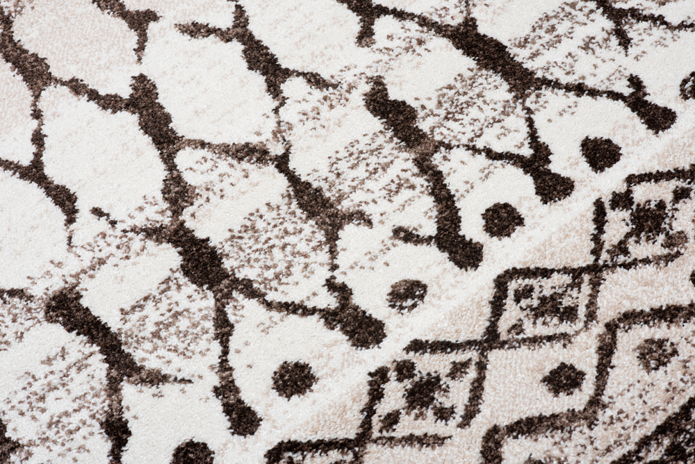 Tappeto Sari Moderno Marrone Beige Geometrico Rete