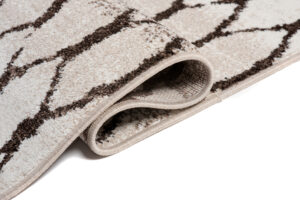 Tappeto Sari Moderno Marrone Beige Geometrico Rete