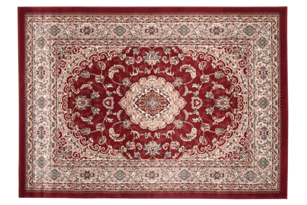 Tappeto Dubai Classico Salotto Rosso Floreale Orientale