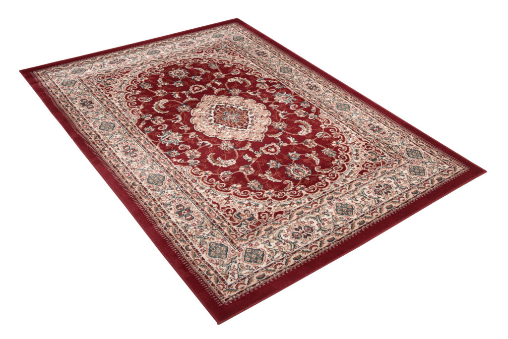 Tappeto Dubai Classico Salotto Rosso Floreale Orientale