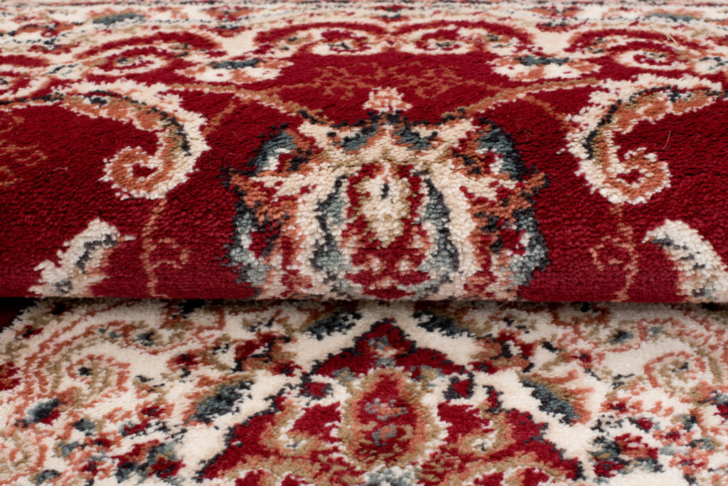 Tappeto Dubai Classico Salotto Rosso Floreale Orientale