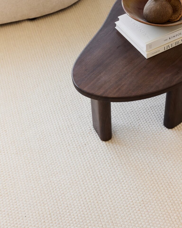 Tappeto Lana Loni Bianco