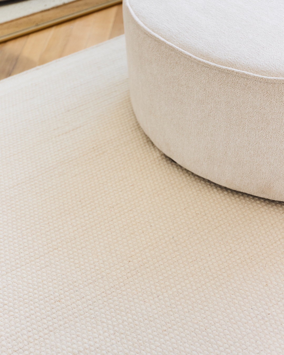 Tappeto Lana Loni Bianco