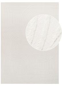 Tappeto Hygge Bianco Sporco Moderno