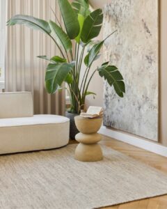 Tappeto Lana Loni Marrone Chiaro