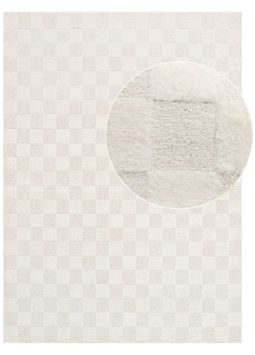 Tappeto Terra Crema Quadri