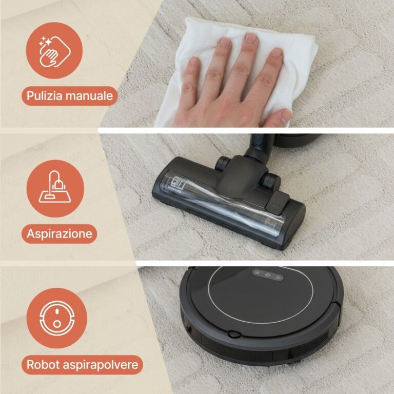 Tappeto Terra Crema Foglie di Palma