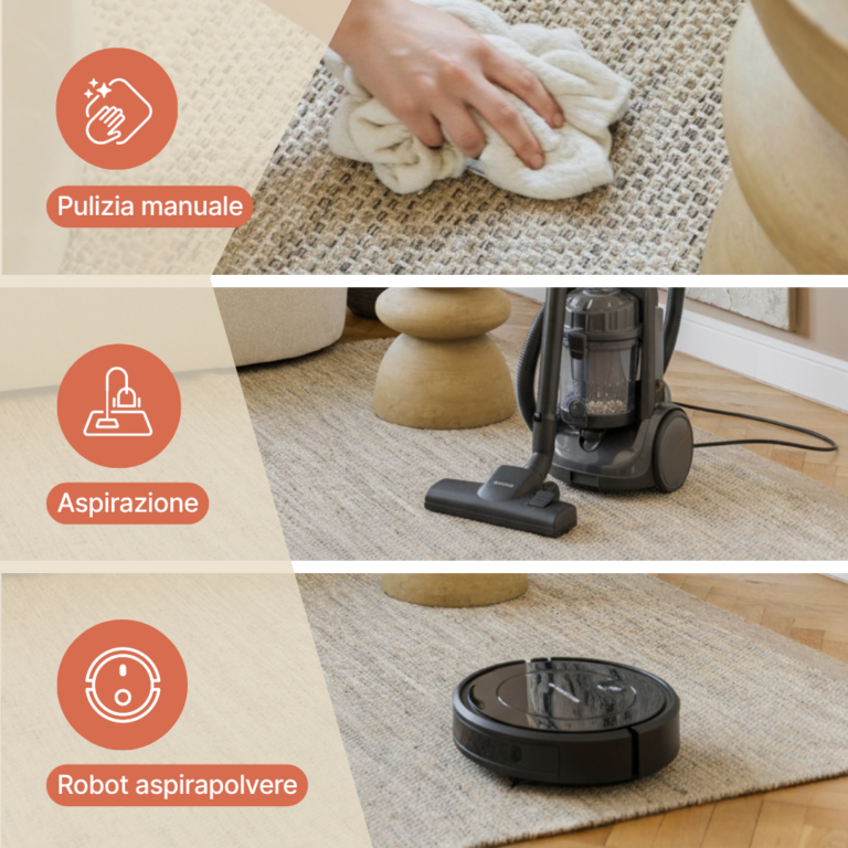 Tappeto Lana Loni Beige