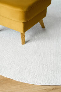 Tappeto Agra Rotondo Crema Moderno