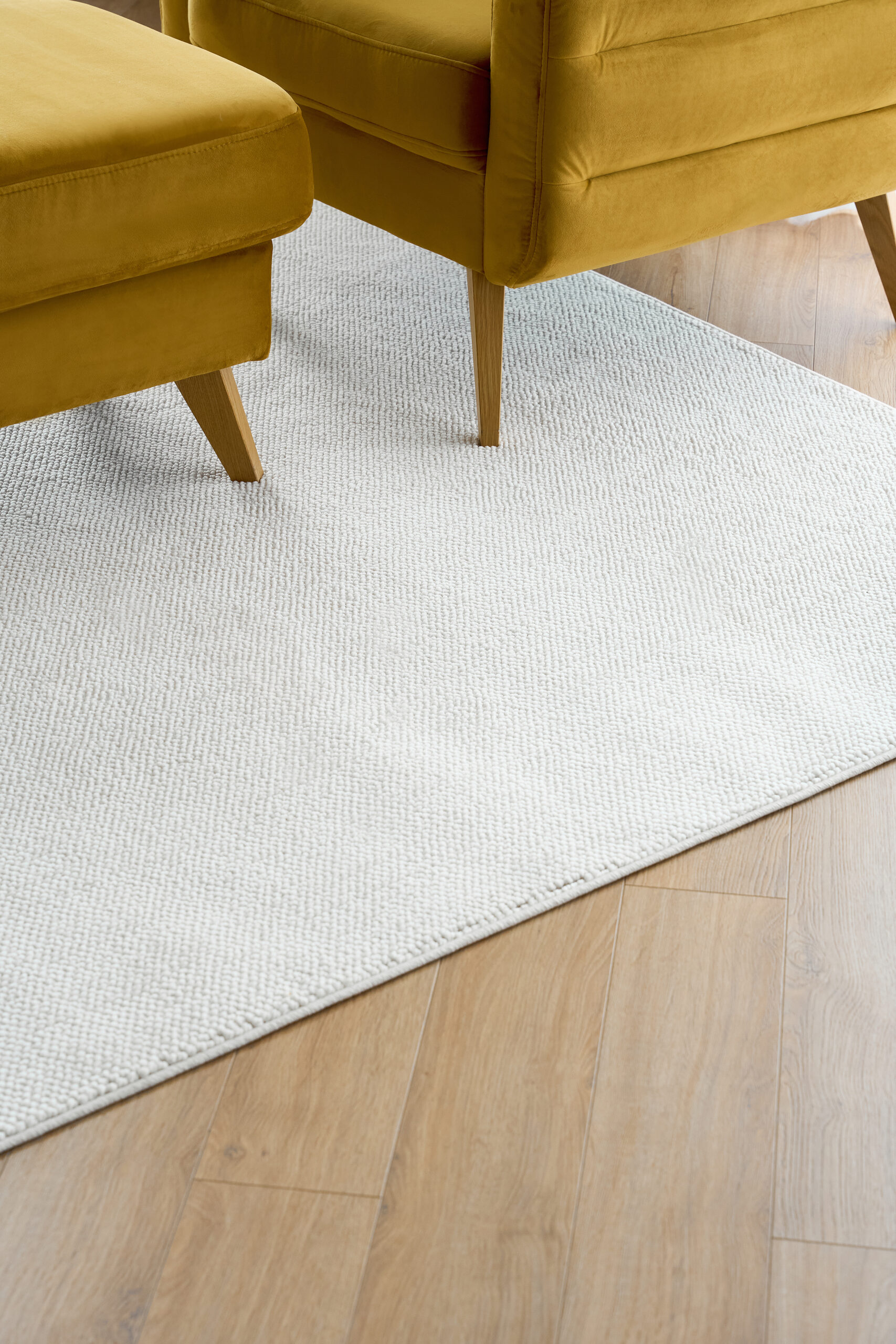 Tappeto Agra Quadrato Crema Moderno