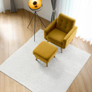 Tappeto Agra Quadrato Crema Moderno