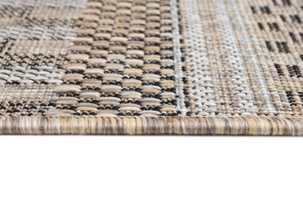 Passatoia Melissa Marrone a Righe Indoor Outdoor