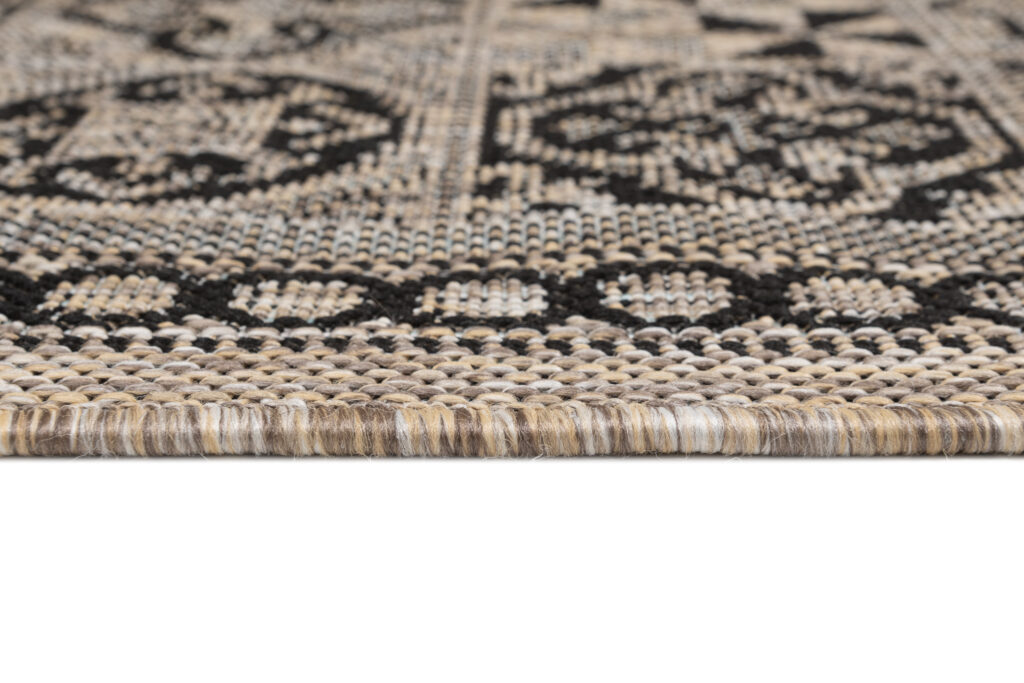 Passatoia Melissa Marrone Nero a Mosaico Indoor Outdoor