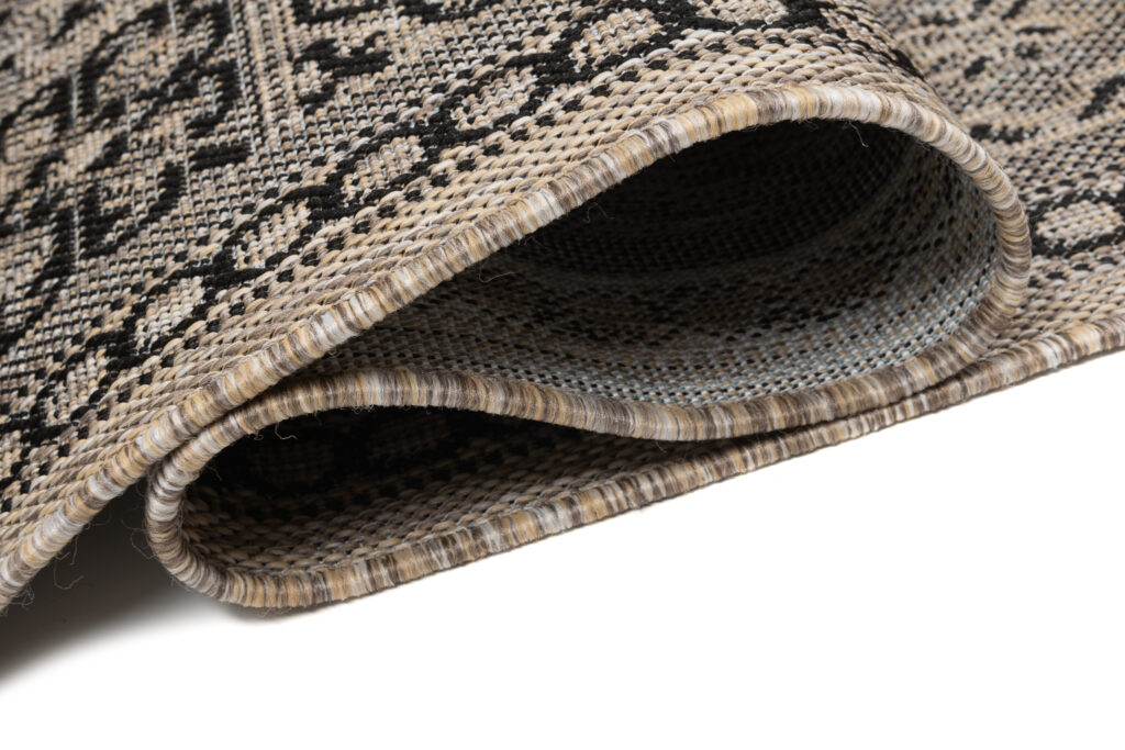 Passatoia Melissa Marrone Nero a Mosaico Indoor Outdoor