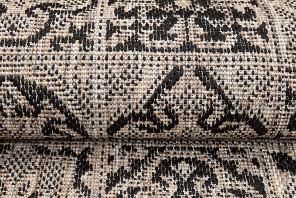 Passatoia Melissa Marrone Nero a Mosaico Indoor Outdoor
