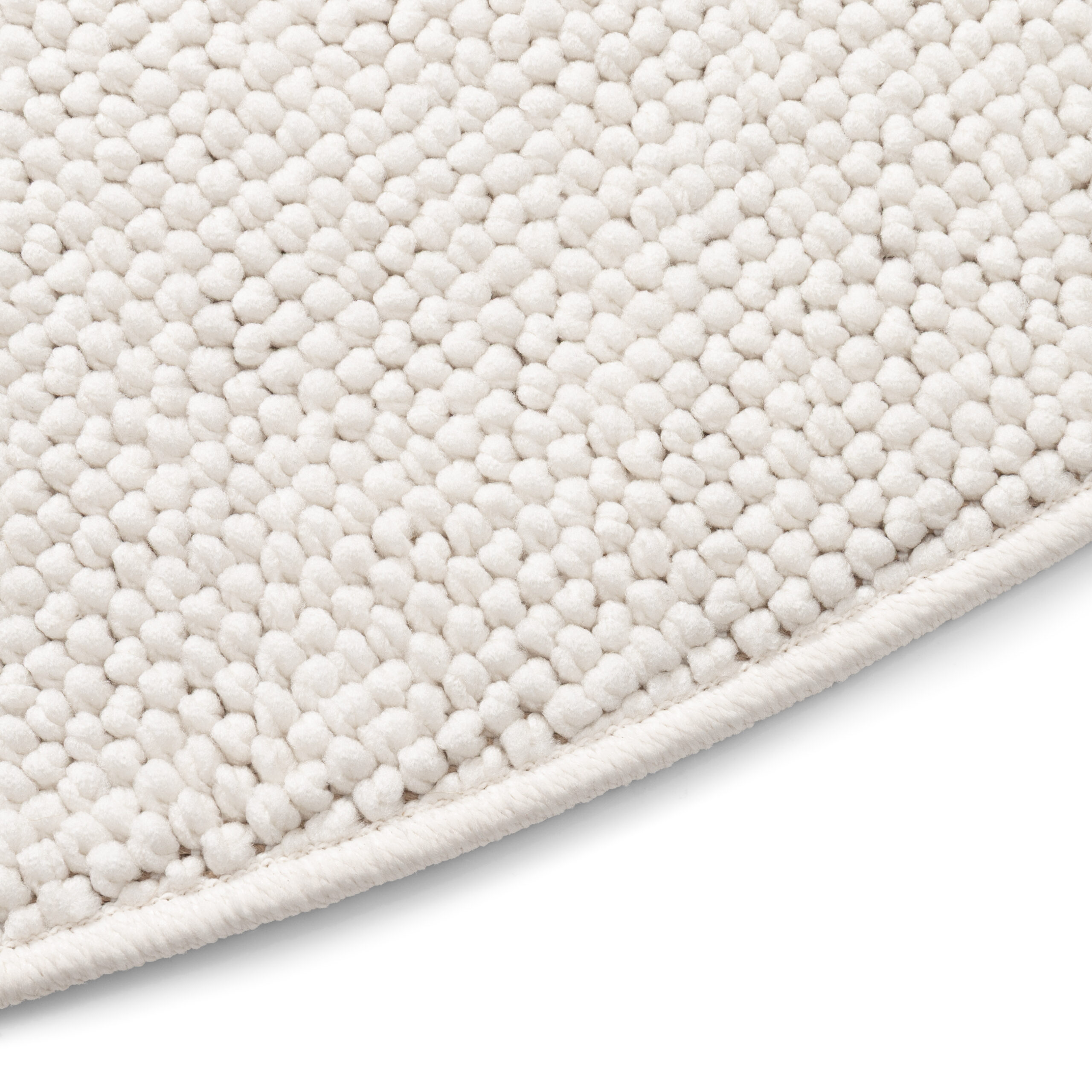 Tappeto Agra Rotondo Crema Moderno