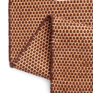 Tappeto Lana Loni Marrone Scuro