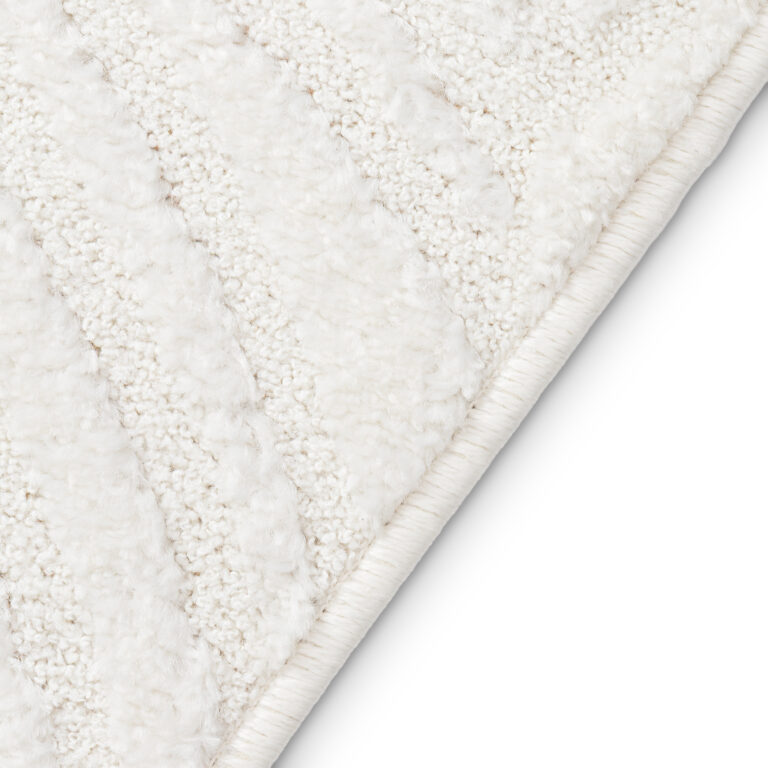 Tappeto Terra Crema Foglie di Palma